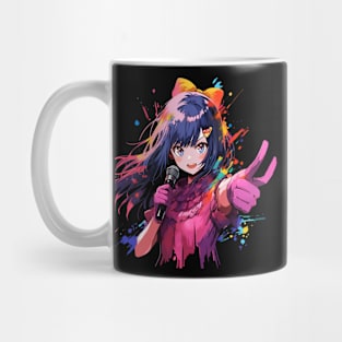 ai hoshino anime Mug